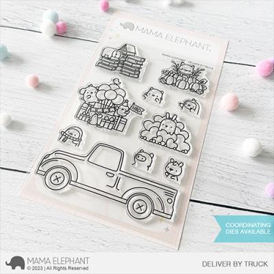 Mama Elephant Stempel - Deliver by Truck