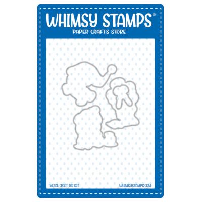 Whimsy Stamps Outline Dies - Teddy Bear Christmas Sweets