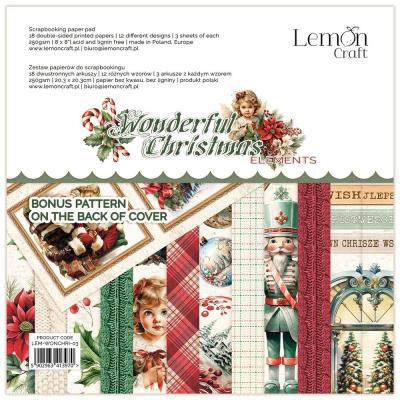 LemonCraft Wonderful Christmas - Elements & Basics Paper Pad