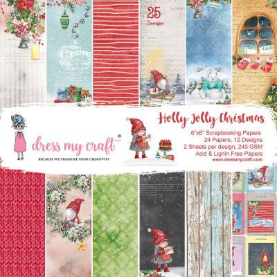 Dress My Craft Holly Jolly Christmas - Paper Pad