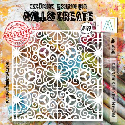 Aall and Create Stencil - Lisbon Tile