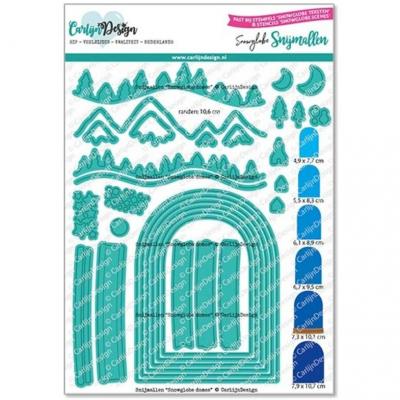 CarlijnDesign Cutting Dies - Snowglobe Domes