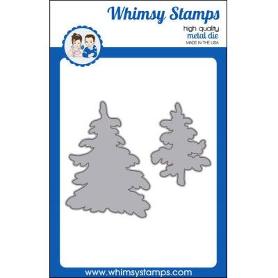 Whimsy Stamps Cutting Dies - Snowy Trees