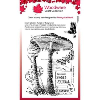 Woodware Stempel - Vintage Fungi Up