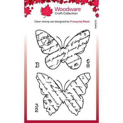 Woodware Stempel - Paper Butterflies