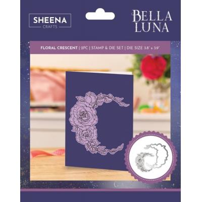 Crafter's Companion Sheena Crafts Bella Luna - Floral Crescent