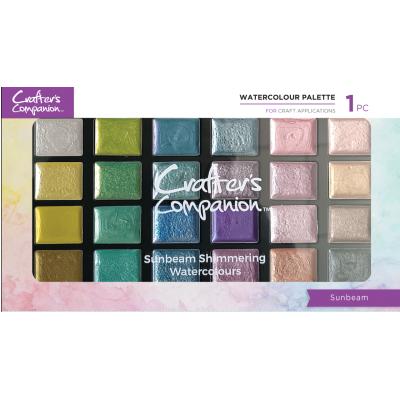 Crafter's Companion Shimmer Watercolour Palette Sunbeam