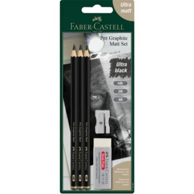 Faber Castell Pitt Graphite Matt Pencil Set - HB/2B/4B