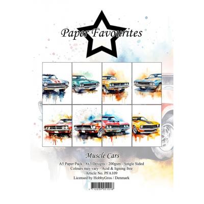 Paper Favourites Paper Pack - Muscle Cars