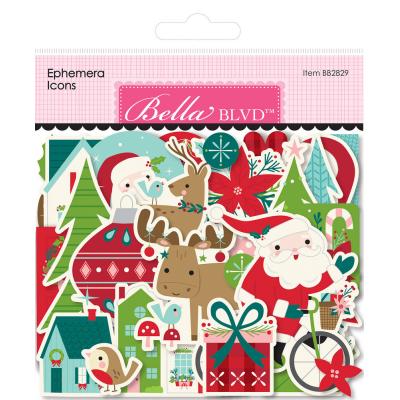 Bella Blvd Merry Little Christmas - Ephemera Icons