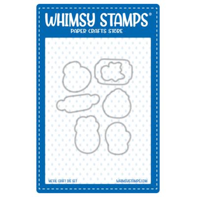 Whimsy Stamps Outline Die Set - Love and Christmas Cookies