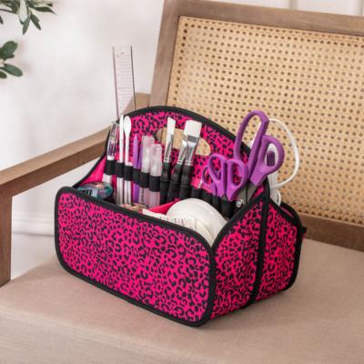 Crafter's Companion Raspberry Cheetah Tote Portable