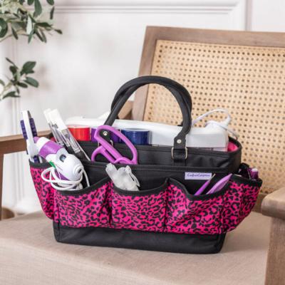 Crafter's Companion Raspberry Cheetah Tote Deluxe