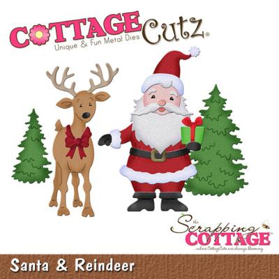 Scrapping Cottage Cutz - Santa & Reindeer