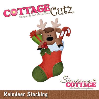 Scrapping Cottage Cutz - Reindeer Stocking