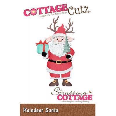 Scrapping Cottage Cutz - Reindeer Santa