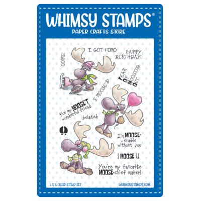 Whimsy Stamps Stempel - Moose't Wonderful