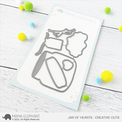 Mama Elephant Creative Cuts - Jar of Hearts