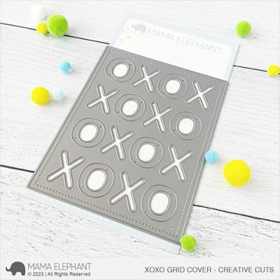 Mama Elephant Creative Cuts - XOXO Grid Cover