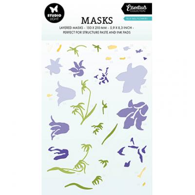 StudioLight Stencil - Blue Bell Flowers