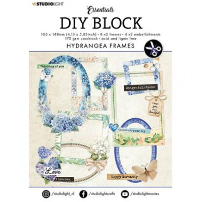 StudioLight Die Cut Block - Hydrangea Frames