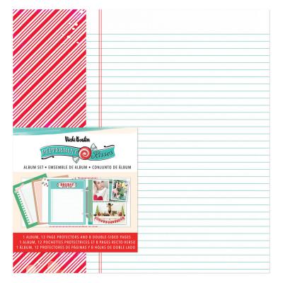 American Crafts Peppermint Kisses - Album Set