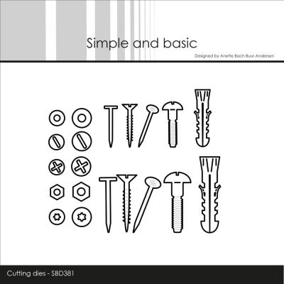 Simple and Basic Cutting Dies - Nails Bits and Pieces