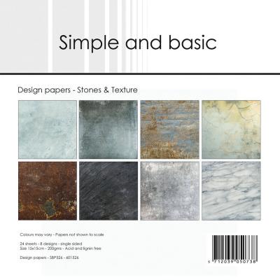 Simple and Basic Paper Pack - Stones & Texture