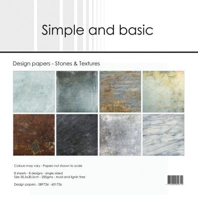 Simple and Basic Paper Pack - Stones & Texture