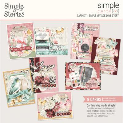 Simple Stories Simple Vintage Love Story - Simple Cards Kit
