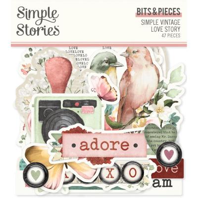 Simple Stories Simple Vintage Love Story - Bits & Pieces