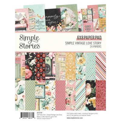 Simple Stories Simple Vintage Love Story - Paper Pad