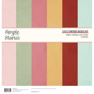 Simple Stories Simple Vintage Love Story - Vintage Basics Kit