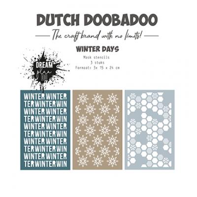 Dutch DooBaDoo Stencil - Winter Days