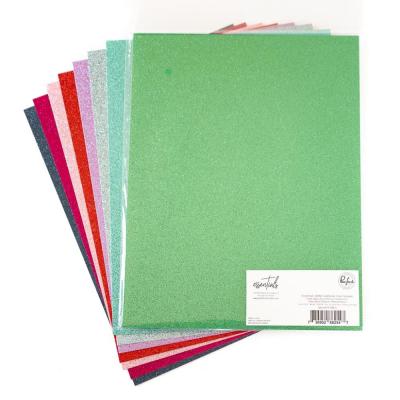 Pinkfresh Studio Essentials Glitter Cardstock - Color Sampler
