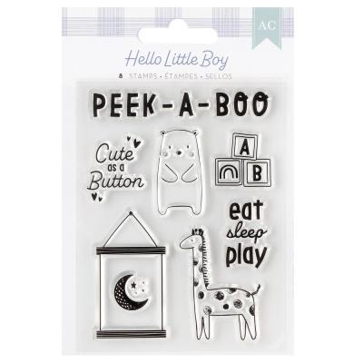 American Crafts Hello Little Boy - Stempel