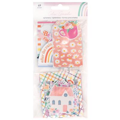 American Crafts Celes Gonzalo Rainbow Avenue - Ephemera Icons Rose Gold Foil