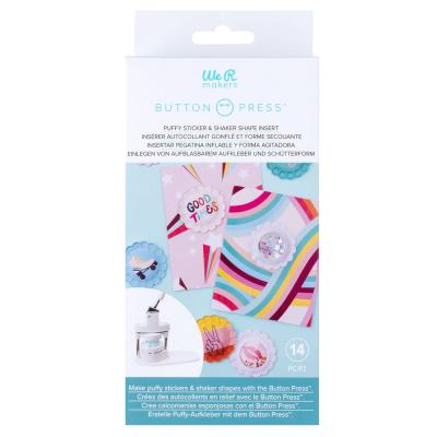 We R Makers Button Press - Puffy Sticker and Shaker Shape Kit
