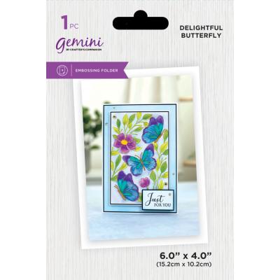 Gemini Embossingfolder - Delightful Butterfly