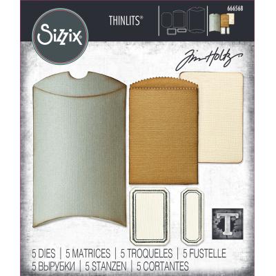 Sizzix Thinlits Die - Vault Pillow Box + Bag