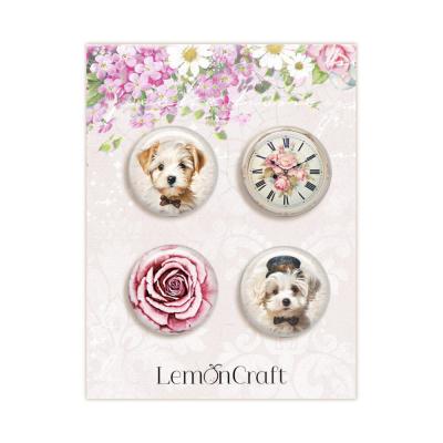 LemonCraft Dear Diary Roses - Buttons