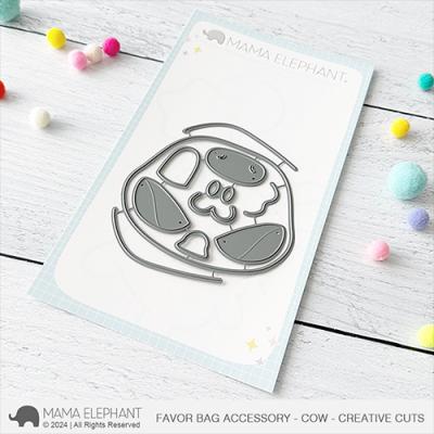 Mama Elephant Creative Cuts - Favor Bag Accessory - Cow