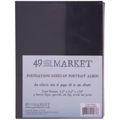 49 and Market - Foundations Mixed Up Portrait Album - Black