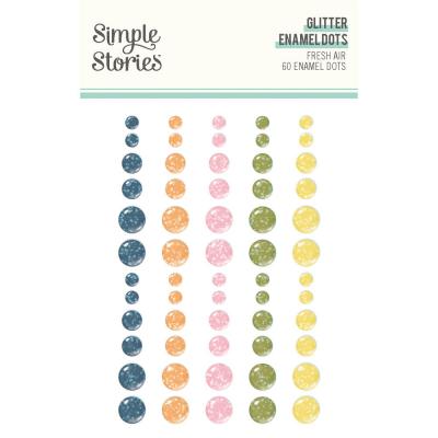 Simple Stories Fresh Air - Glitter Enamel Dot
