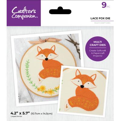 Crafter's Companion Metal Dies - Lace Fox