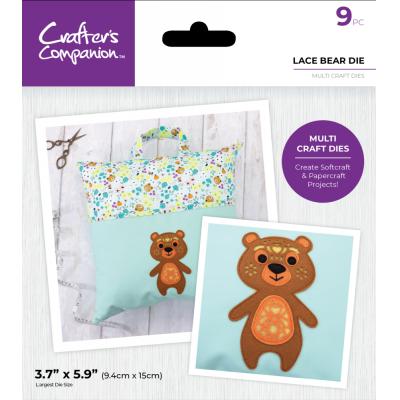 Crafter's Companion Metal Dies - Lace Bear