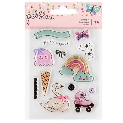 American Crafts Pebbles Cool Girl - Stempel