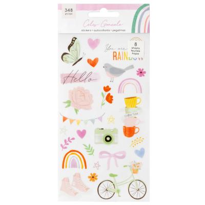 American Crafts Celes Gonzalo Rainbow Avenue - Sticker Book