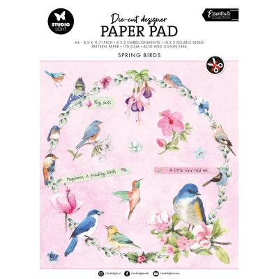 StudioLight Die-Cut Paper Pad - Spring Birds