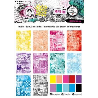 Art By Marlene Signature Collection Paper Pad - Mono Postage Fun